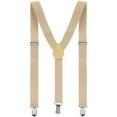 thumbnail image 1 of INSPIRE CHIC Metal Clamp Y Shaped Adjustable Suspender Clip Braces Khaki Color One Size, 1 of 6