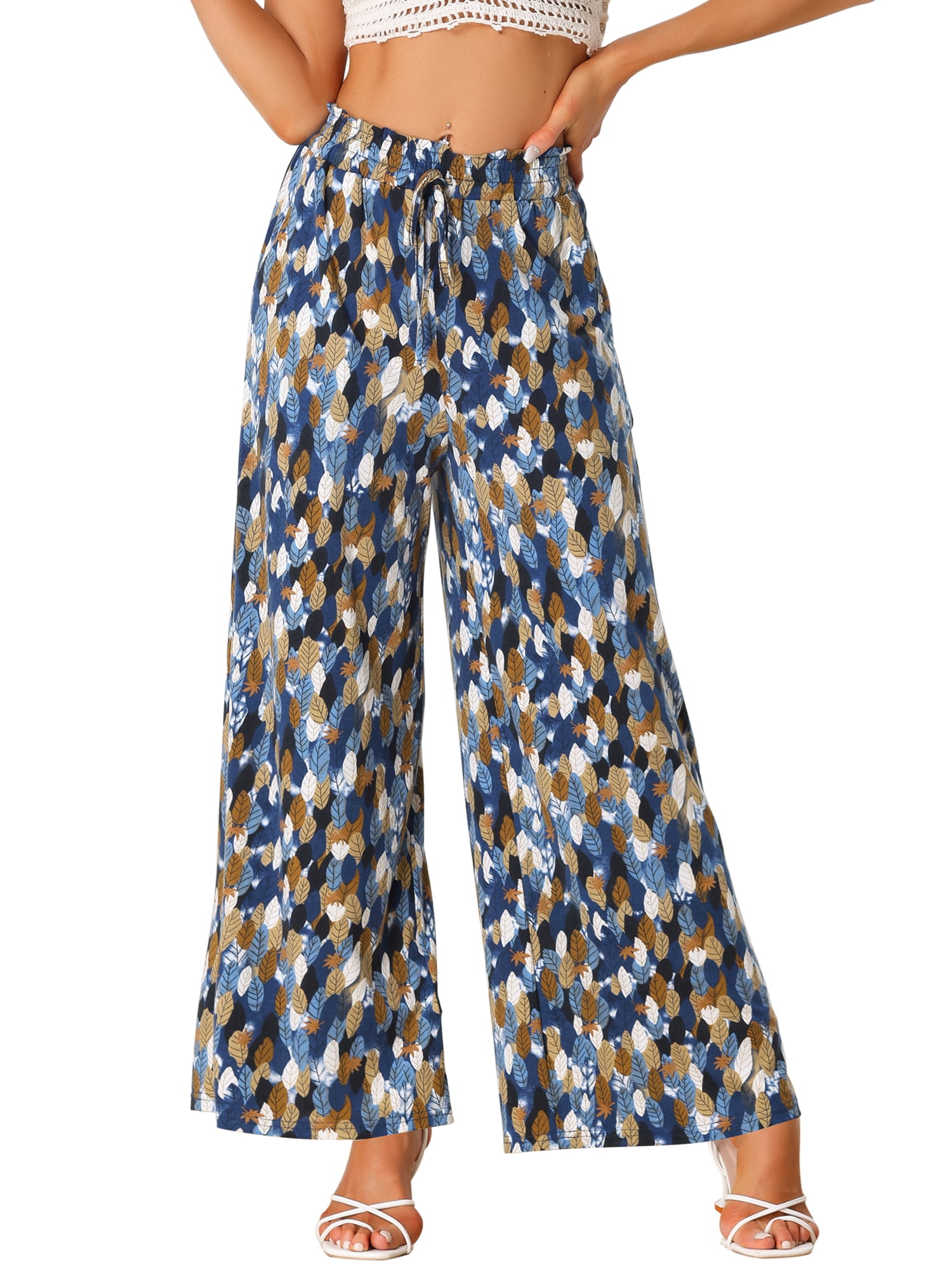 CHARO™ – Comfy Striped Wide-Leg Lounge Trousers