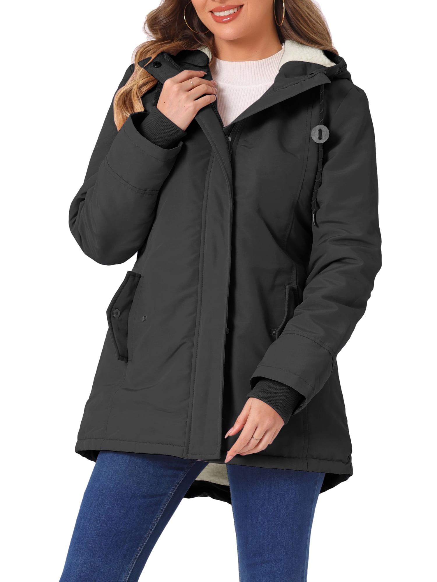 womens coat with tie waist