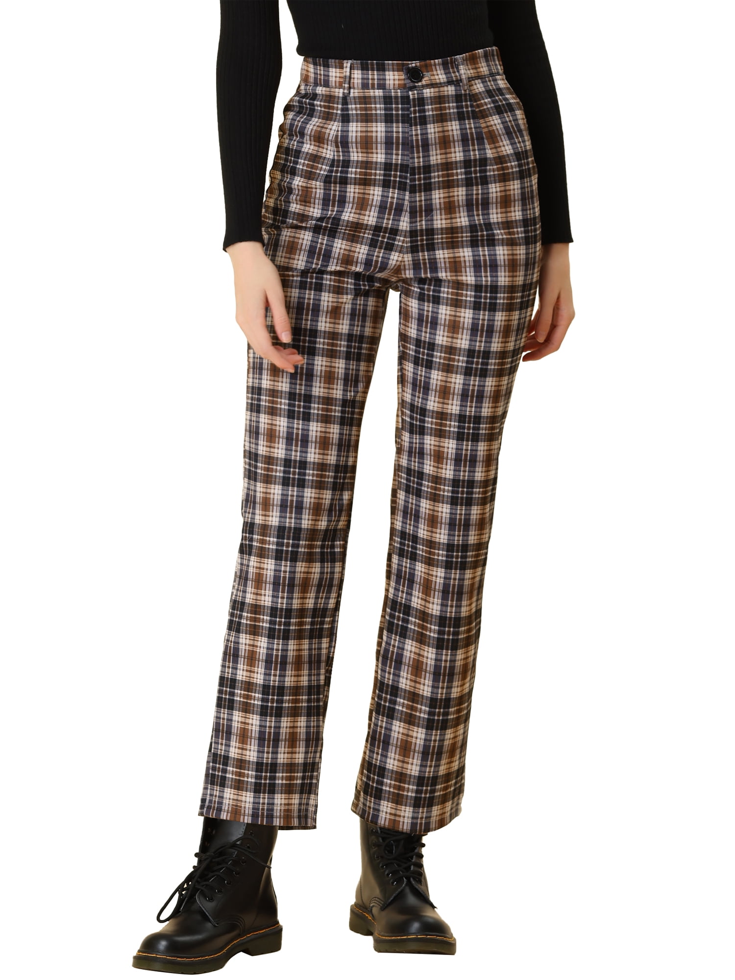 Women Wool Suit Casual Cropped Pants