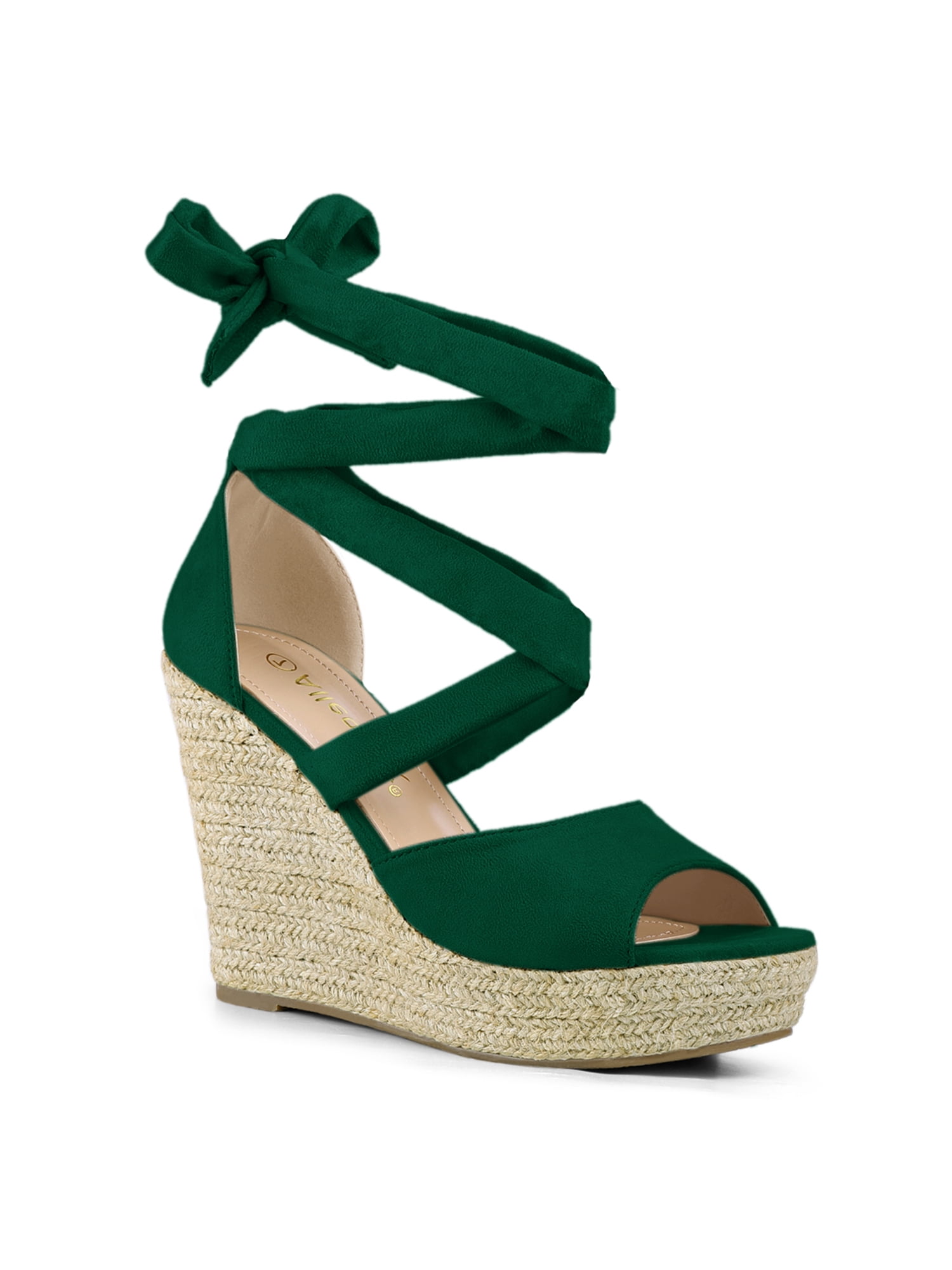 Espadrille platform sandals lace up hot sale