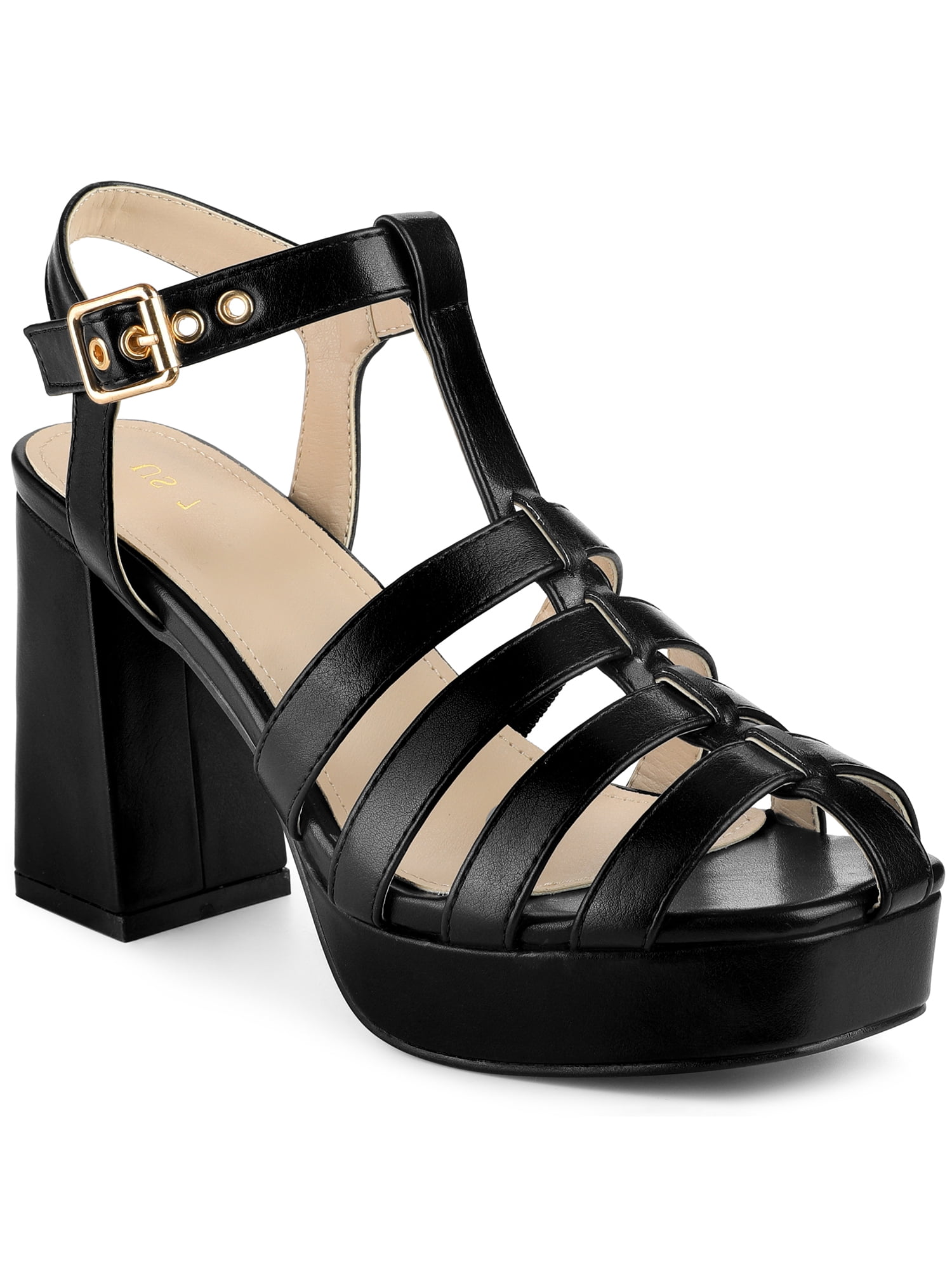 Womens naturalizer Finn Ankle Strap Heeled Sandals, Black