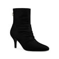 thumbnail image 1 of Allegra K Women's Pointed Toe Slouched Stiletto Heel Ankle Boots Black 7, 1 of 6