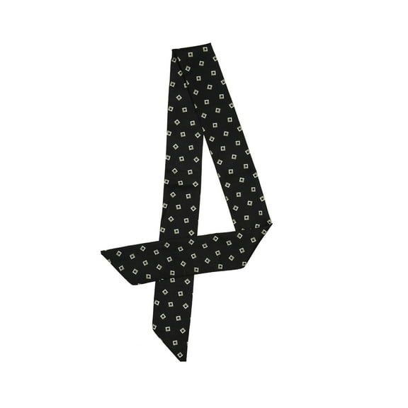 INSPIRE CHIC Women's Elegant Skinny Pointed Double-Sided Leisure Scarves Black