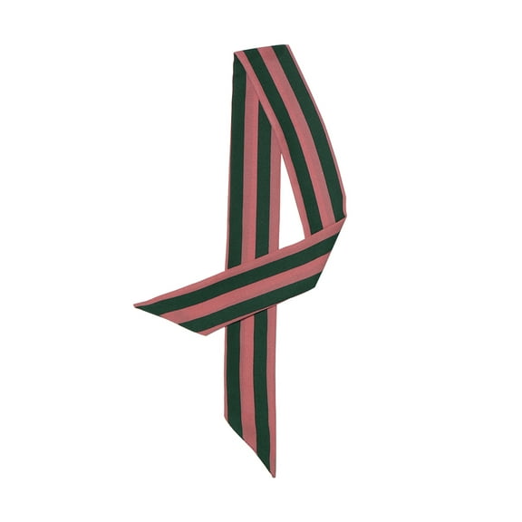 INSPIRE CHIC Women's Elegant Skinny Pointed Double-Sided Leisure Scarves Green Pink