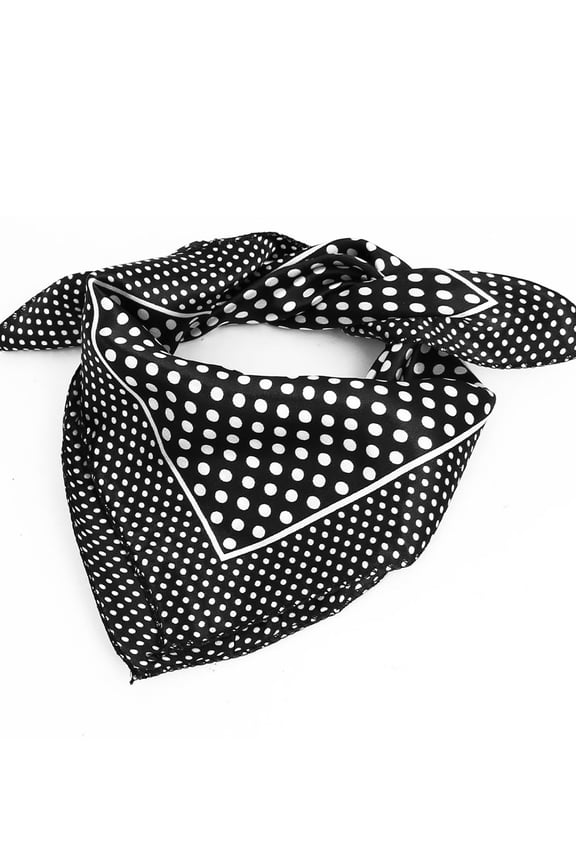 Women's Polyester Fashion Round Dots Square Scarf Wrap