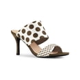 thumbnail image 1 of BLISSFUL STEP Women's Printed Stiletto Heels Slides Sandals, 1 of 7