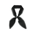 thumbnail image 1 of INSPIRE CHIC Women's Ribbon Scarf Lace Embroidery Skinny Neckerchief Long Waistband Black, 1 of 4