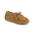 thumbnail image 1 of BLISSFUL STEP Women's Round Toe Boat Flats Slip on Loafers Brown (Size 6.5), 1 of 5