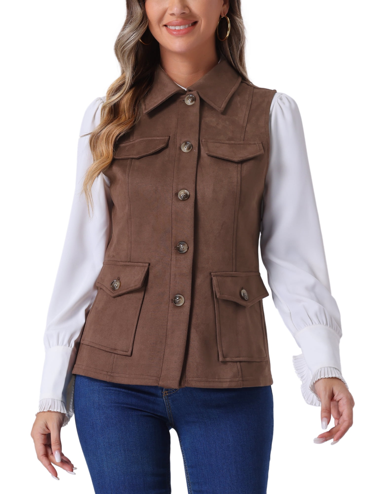 トップス enof suede vest ENOF（イナフ）の「suede vest（ベスト）」 - WEAR