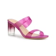 thumbnail image 1 of BLISSFUL STEP Women's Sandals Block Heels Clear Colorful Straps Slides Sandals, 1 of 8