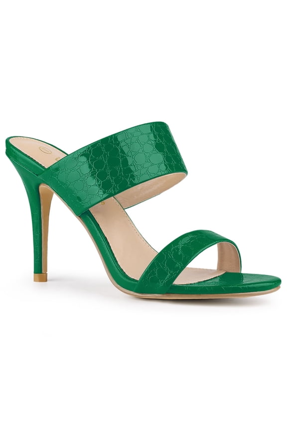 Women's Sandals Stiletto Heels Open Toe Slide Sandals