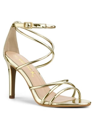 Gold Prom Heels