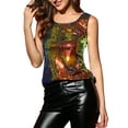 thumbnail image 1 of INSPIRE CHIC Women's Sequin Shining Party Round Neck Tank Top XS Mermaid, 1 of 6