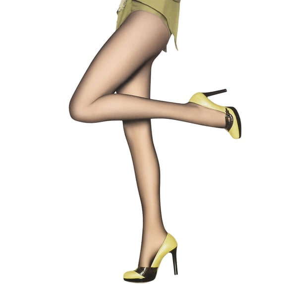 INSPIRE CHIC Women's Sheer Skinny Pantyhose Footed Legging Black