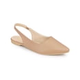 thumbnail image 1 of BLISSFUL STEP Valentine's Women's Shoes Slingback Pointed Toe Flat Shoes Nude 6, 1 of 7