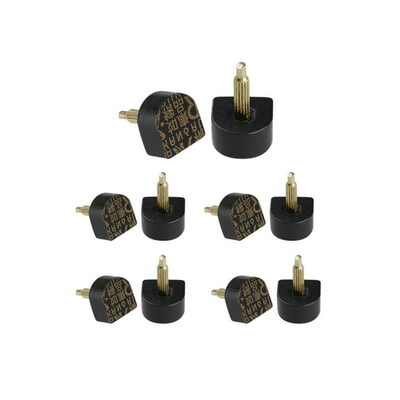 INSPIRE CHIC Women's Shoes Repair High Heels Tips Tap Lift Stiletto Dowel Black