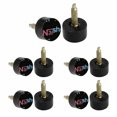 thumbnail image 1 of INSPIRE CHIC Women's Shoes Repair Round High Heel Tips Lift Stiletto Black 12mm, 1 of 6