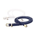 thumbnail image 1 of INSPIRE CHIC Women Skinny Braided Belt Woven - Pin Buckle Casual Waist Belt for Dresses Waist:26-33 Navy Blue+White, 1 of 8