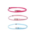 thumbnail image 1 of INSPIRE CHIC Women Skinny Braided Belt Woven - Pin Buckle Casual Waist Belt for Dresses Waist:26-33 Rose+Pink+Sky Blue, 1 of 8