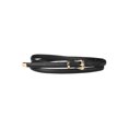 thumbnail image 1 of INSPIRE CHIC Women's Skinny Embossed Leather Belts Alloy Pin Buckle Belt Black 104cm/41'', 1 of 4