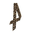 thumbnail image 1 of INSPIRE CHIC Skinny Scarf Womens Thin Long Neckscarf Fashion Leopard Print Hairband Waistband Bag Handle Accessory Brown 88x5cm/35x2", 1 of 5