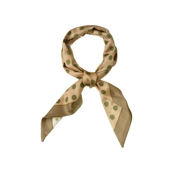 INSPIRE CHIC Women's Skinny Scarf Neck Scarves Double Sided Neckerchief Hairband Khaki