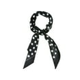 thumbnail image 1 of INSPIRE CHIC Women's Skinny Scarf Neck Scarves Double Sided Neckerchief Hairband Black, 1 of 5