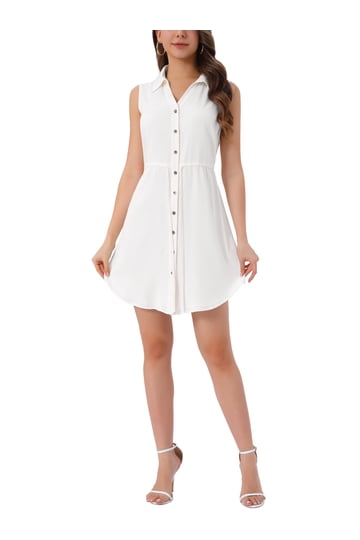 chinese dress ladies Ron Asymmetric White Denim Maxi Dress main image 0