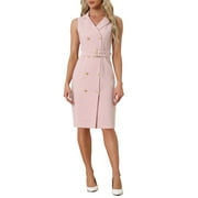 Pink Blazer Dress