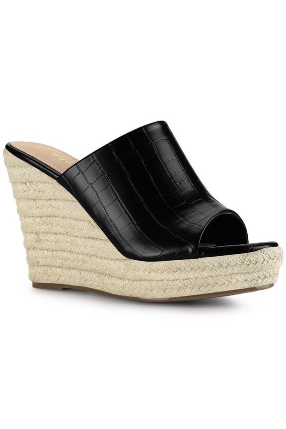 Women's Slip-On Platform Wedge Heel Wedge Sandals