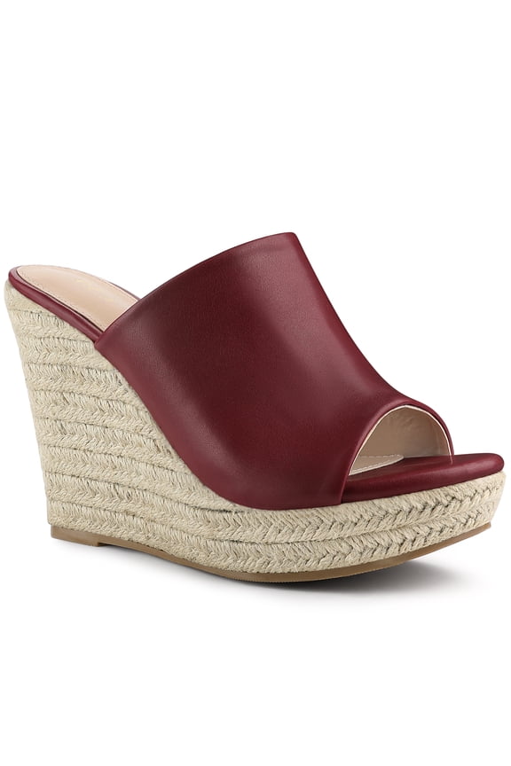 Women's Slip-On Platform Wedge Heel Wedge Sandals