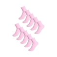 thumbnail image 1 of Allegra K Women's Solid Color Lightweight Stretchy Breathable Crew Socks, 1 of 3