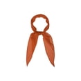 thumbnail image 1 of INSPIRE CHIC Solid Color Rhombus Neck Scarf Scarves Skinny Long Neckerchief for Women M Caramel, 1 of 5