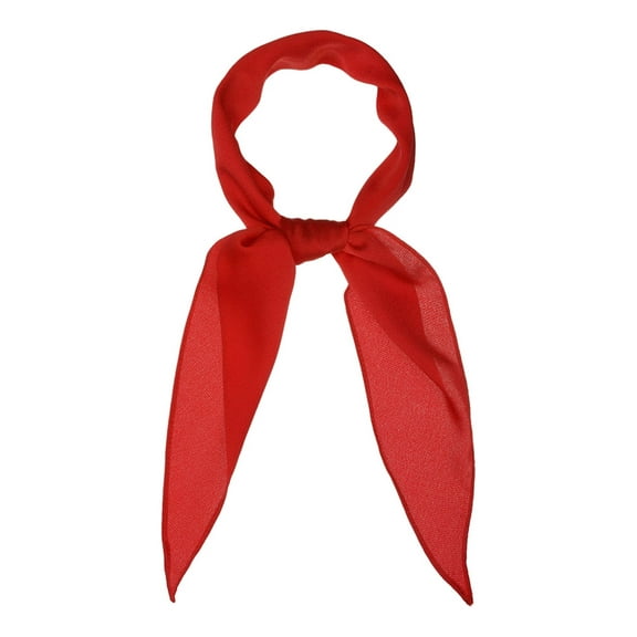 INSPIRE CHIC Women's Solid Color Rhombus Skinny Long Neckerchief