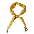 thumbnail image 1 of INSPIRE CHIC Women's Solid Color Triangle Scarf Neck Scarves Neckerchief Yellow, 1 of 5