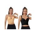 thumbnail image 1 of NOMADIC NOOK Women's Sports Bra Wirefree Camisole, Push Up Crop Tops Workout Sleep Bralette 2 Packs, 1 of 4