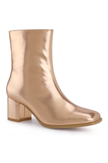 Womens Booties | Gold - Walmart.com