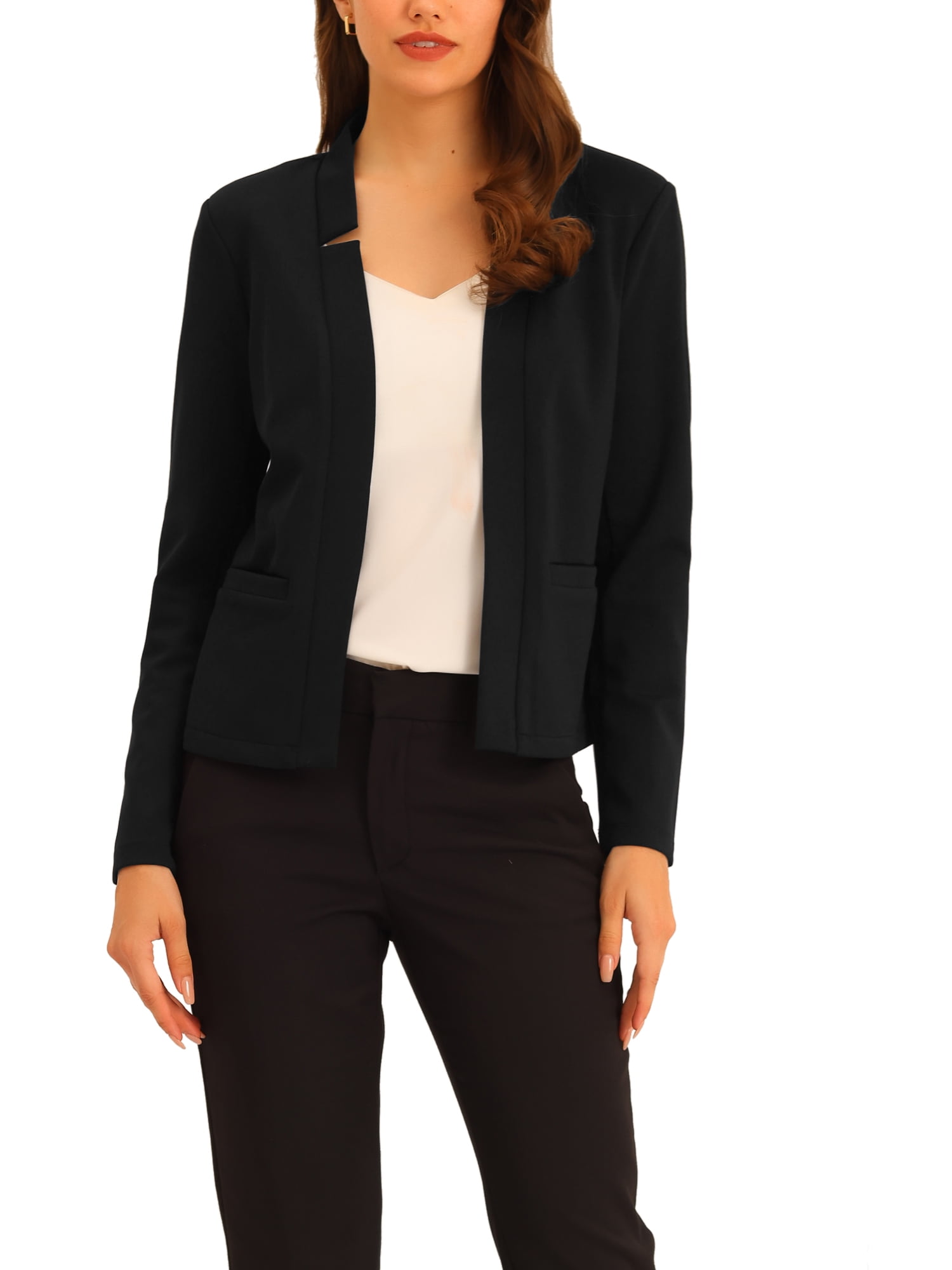 Full Size Collared Neck Long Sleeve Blazer