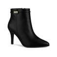 thumbnail image 1 of BLISSFUL STEP Women's Stiletto Heels Pointed Toe Side Zip Ankle Boots Black 9.5, 1 of 7