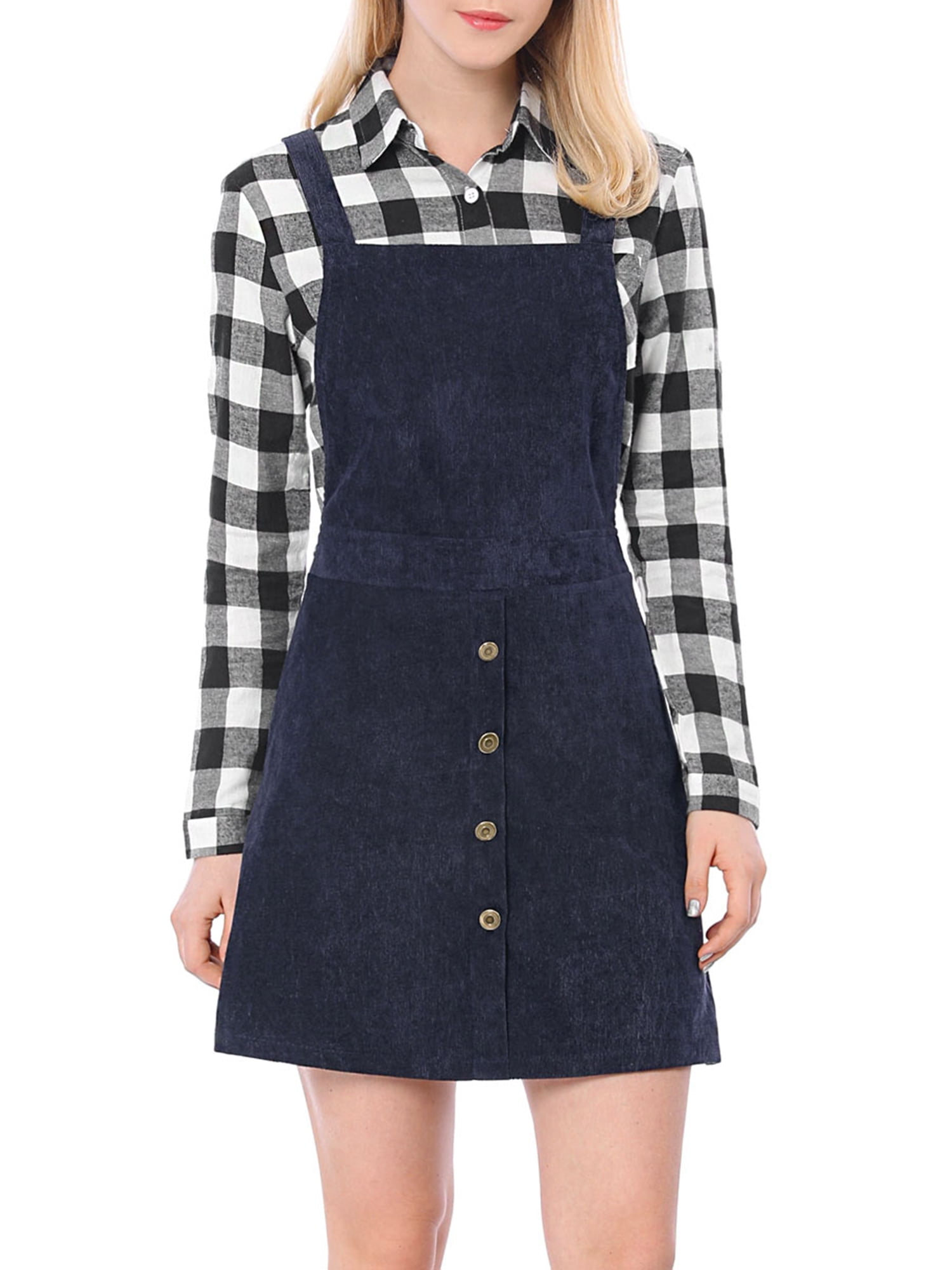 Corduroy Overalls Skirt
