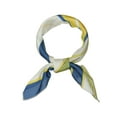 thumbnail image 1 of INSPIRE CHIC Women's Stripe Print Square Scarves Head Scarf Kerchief Yellow, 1 of 4