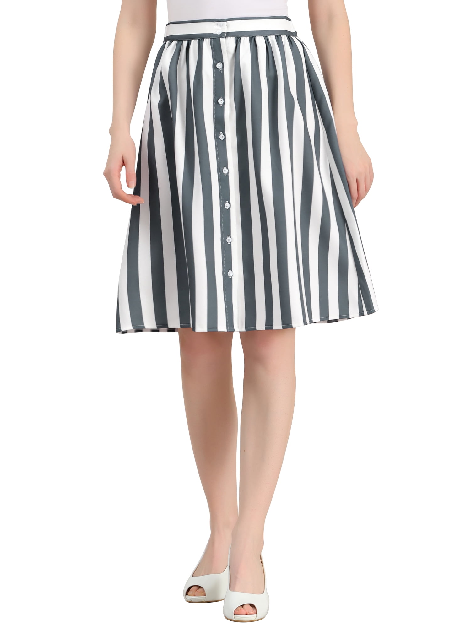 Striped skirt clearance vertical