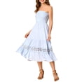 thumbnail image 1 of Allegra K Women's Summer Strapless Tube Top Maxi Dresses Off Shoulder Boho Beach Long Dress, 1 of 6