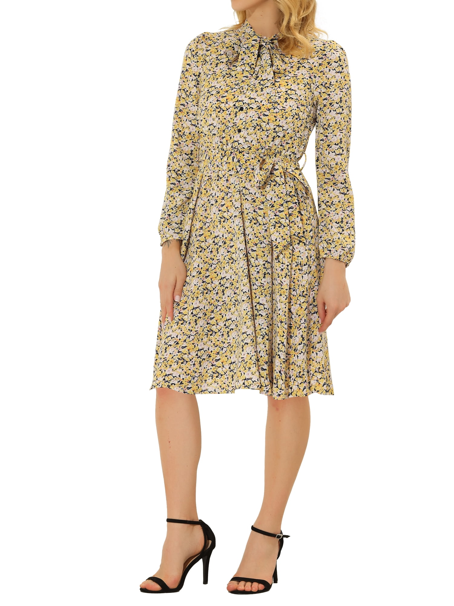Allegra Peplum Belted Midi Dress main image 0