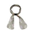 thumbnail image 1 of INSPIRE CHIC Women's Transparent Organza Scarf Floral Neckerchief Hair Band Black, 1 of 4