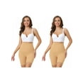 thumbnail image 1 of NOMADIC NOOK Women's Tummy Control Knickers High Waisted Shapewear Shorts Slimming Pants 2 Packs, 1 of 4