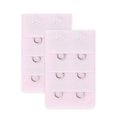 thumbnail image 1 of INSPIRE CHIC Women's Underwear Replacement Bra Extender Strap Adapter Light Pink-1 3 Rows 2 Hooks 2 Pcs, 1 of 5