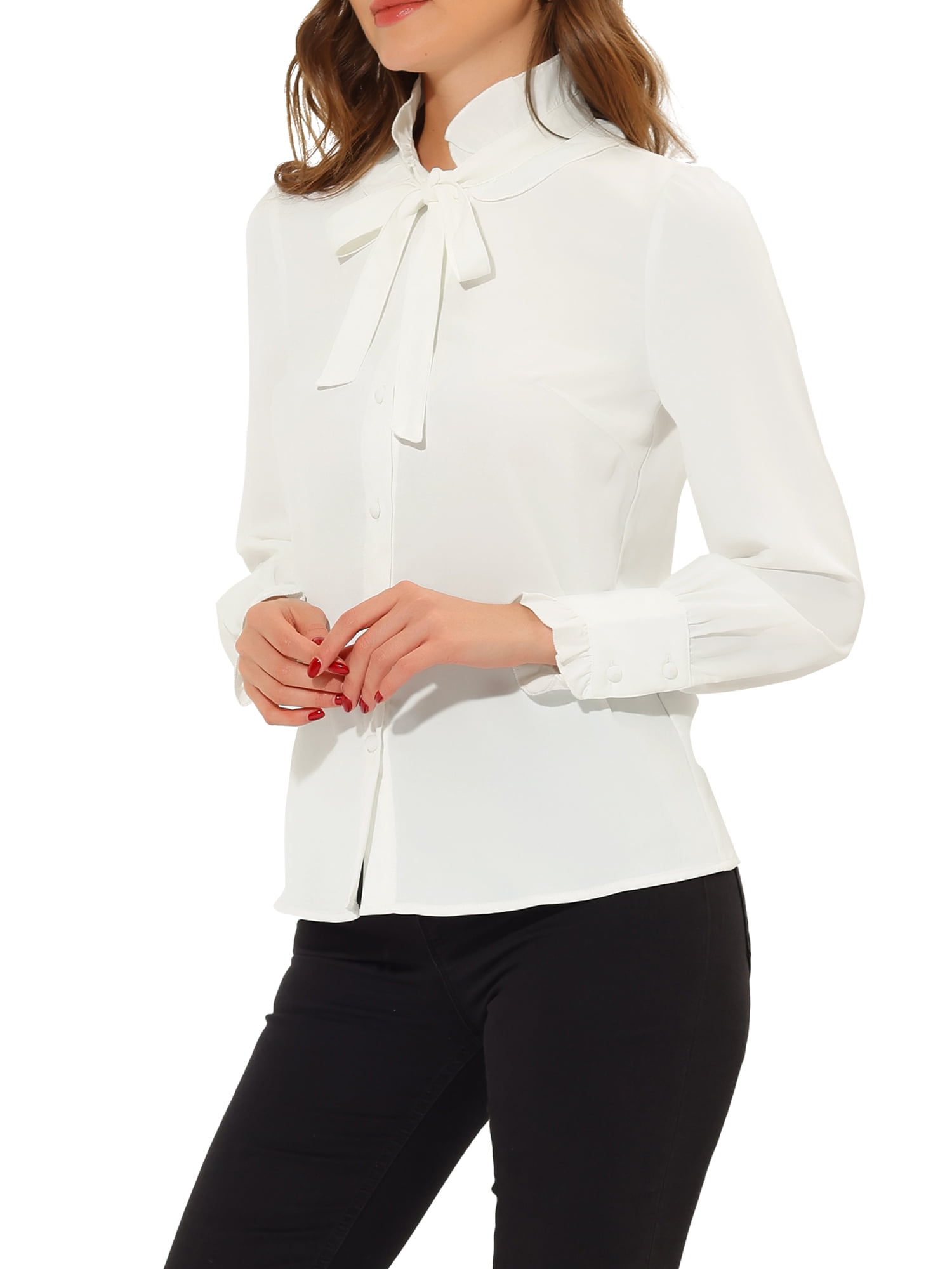 vintage bow tie shirts white