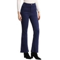 thumbnail image 1 of Allegra K Women's Vintage Corduroy Flare Pants Elastic High Waist Stretchy Bell Bottom Trousers, 1 of 6
